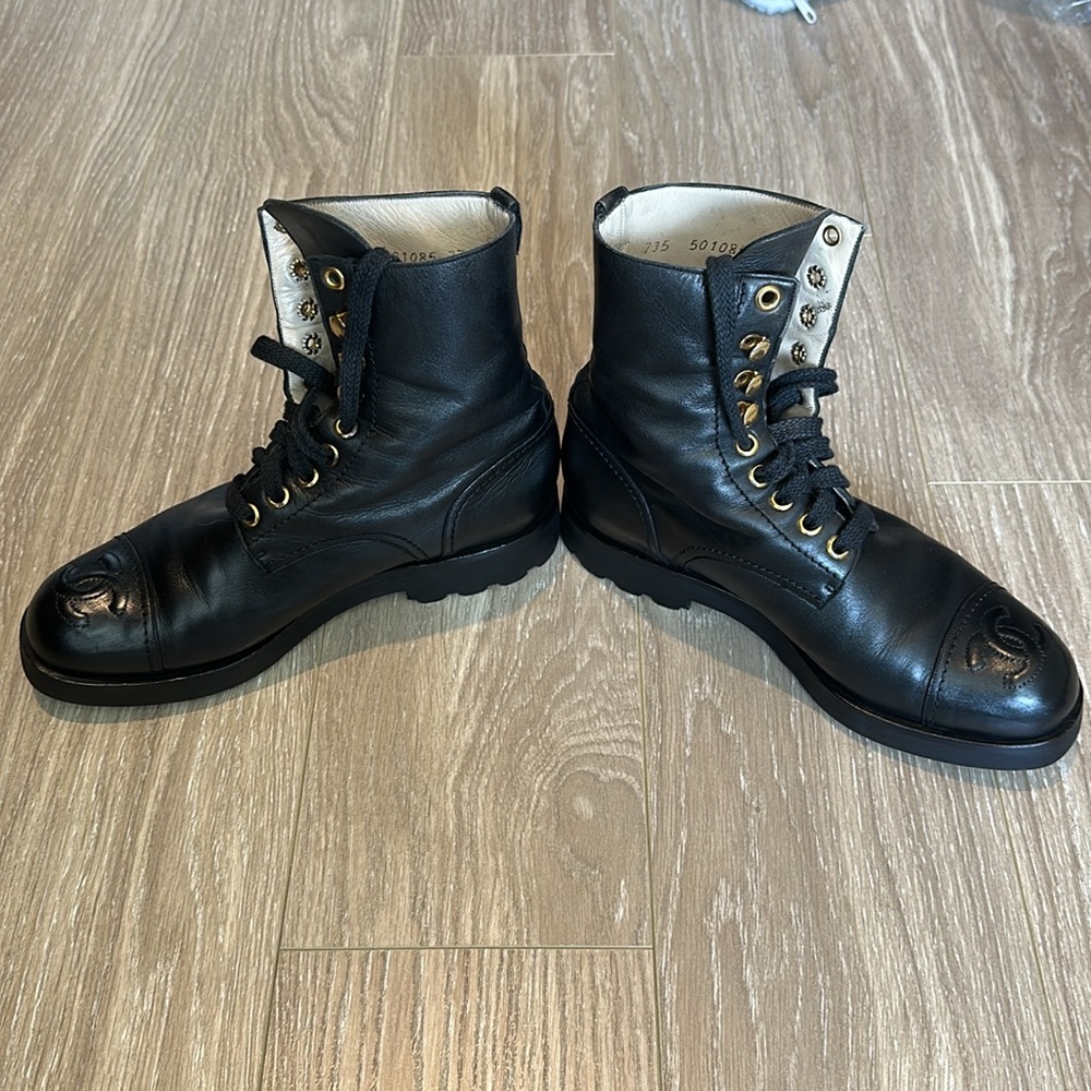 Chanel Combat Boots - Picture 2 of 8